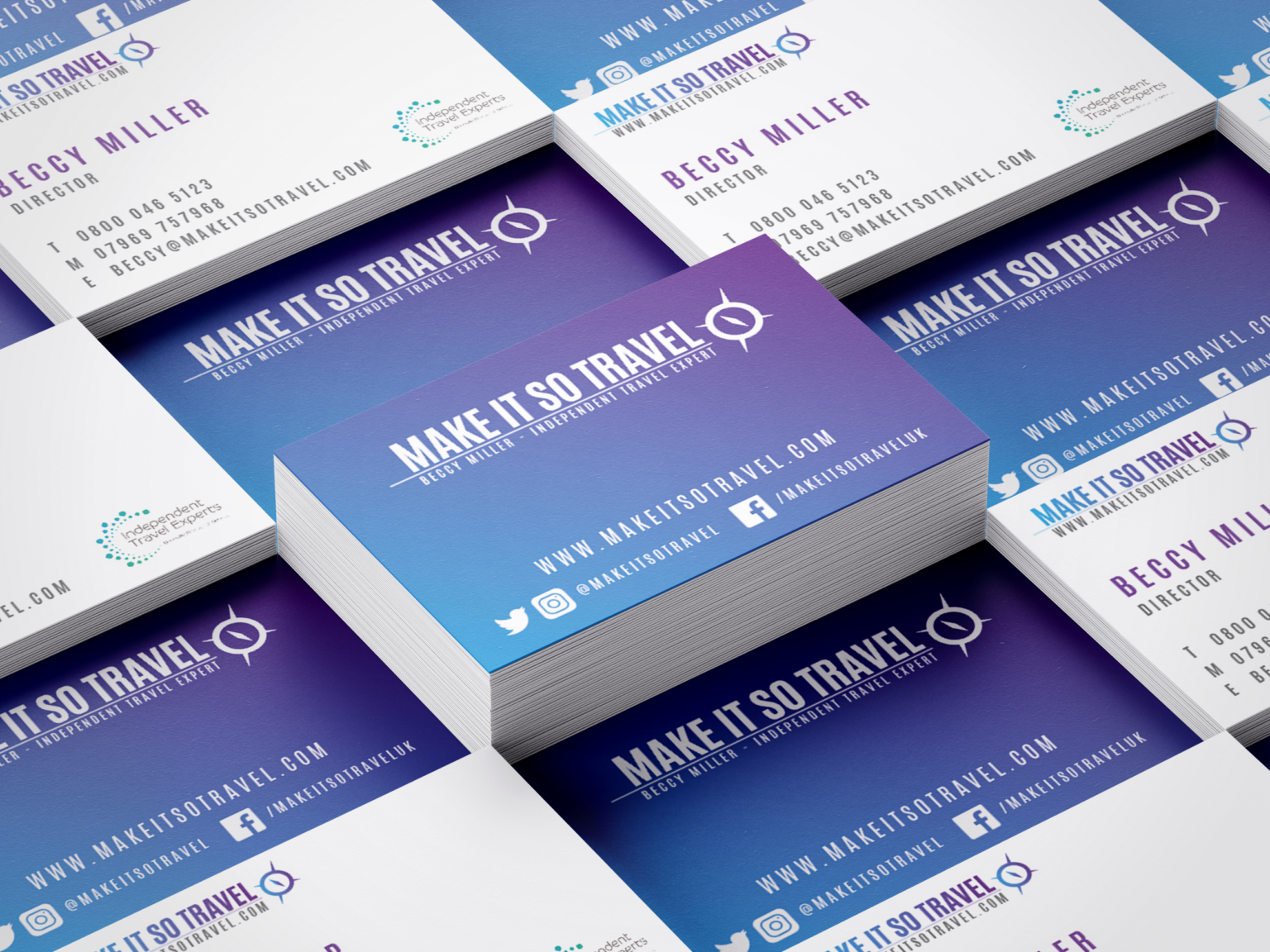 Make It So Travel 3 MIST Business Cards