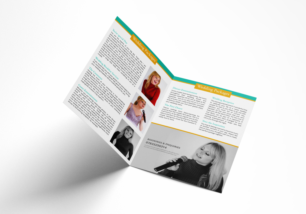 For the Love of Live Music 3 Bifold A4 Mockup 2